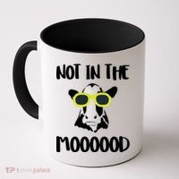 Not In The Moooood Coffee Mug thumb 0