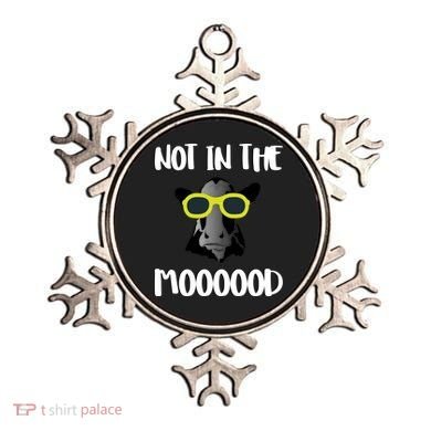 Not In The Moooood Ornament