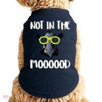 Not In The Moooood Doggie Tank thumb 0
