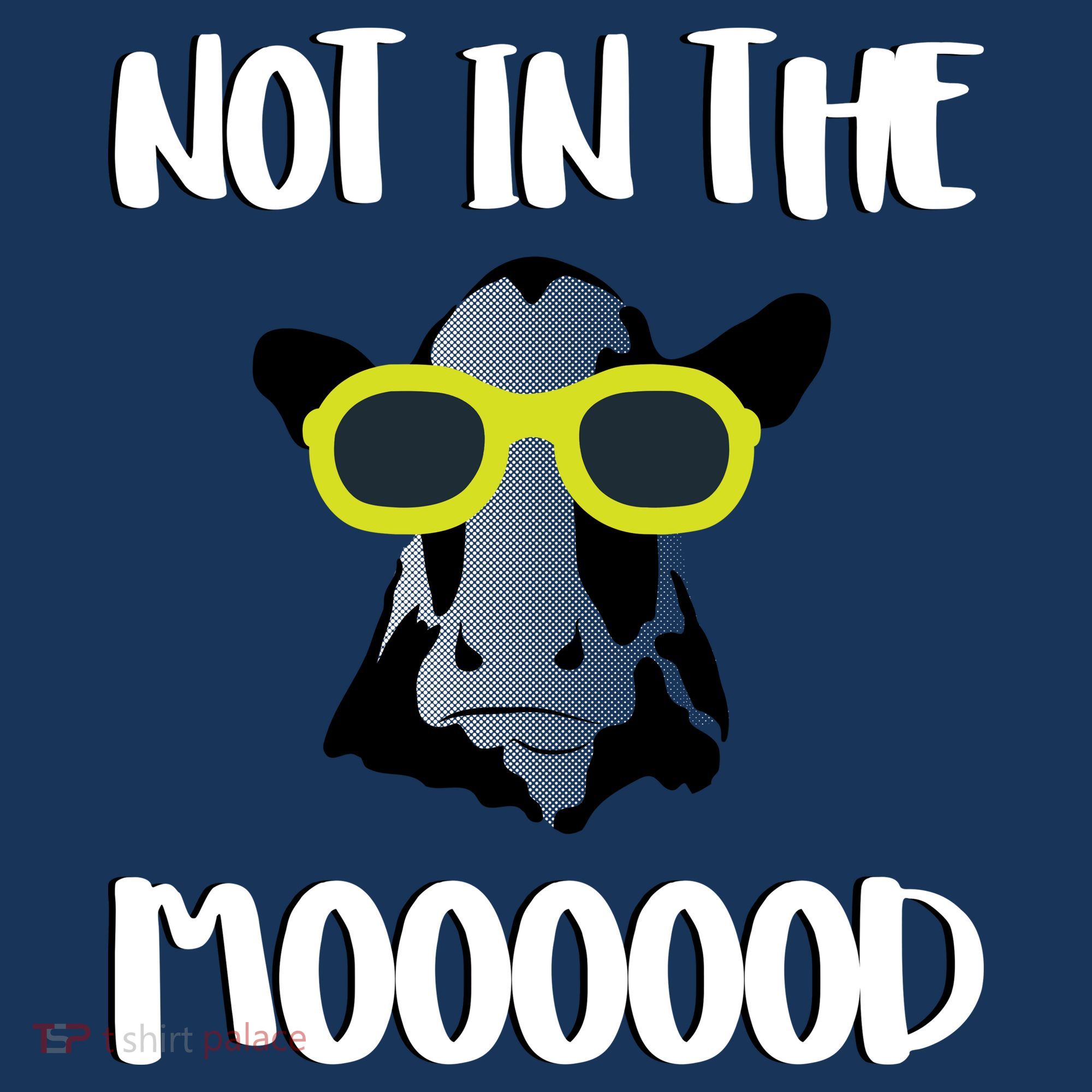 Not In The Moooood Doggie Tank