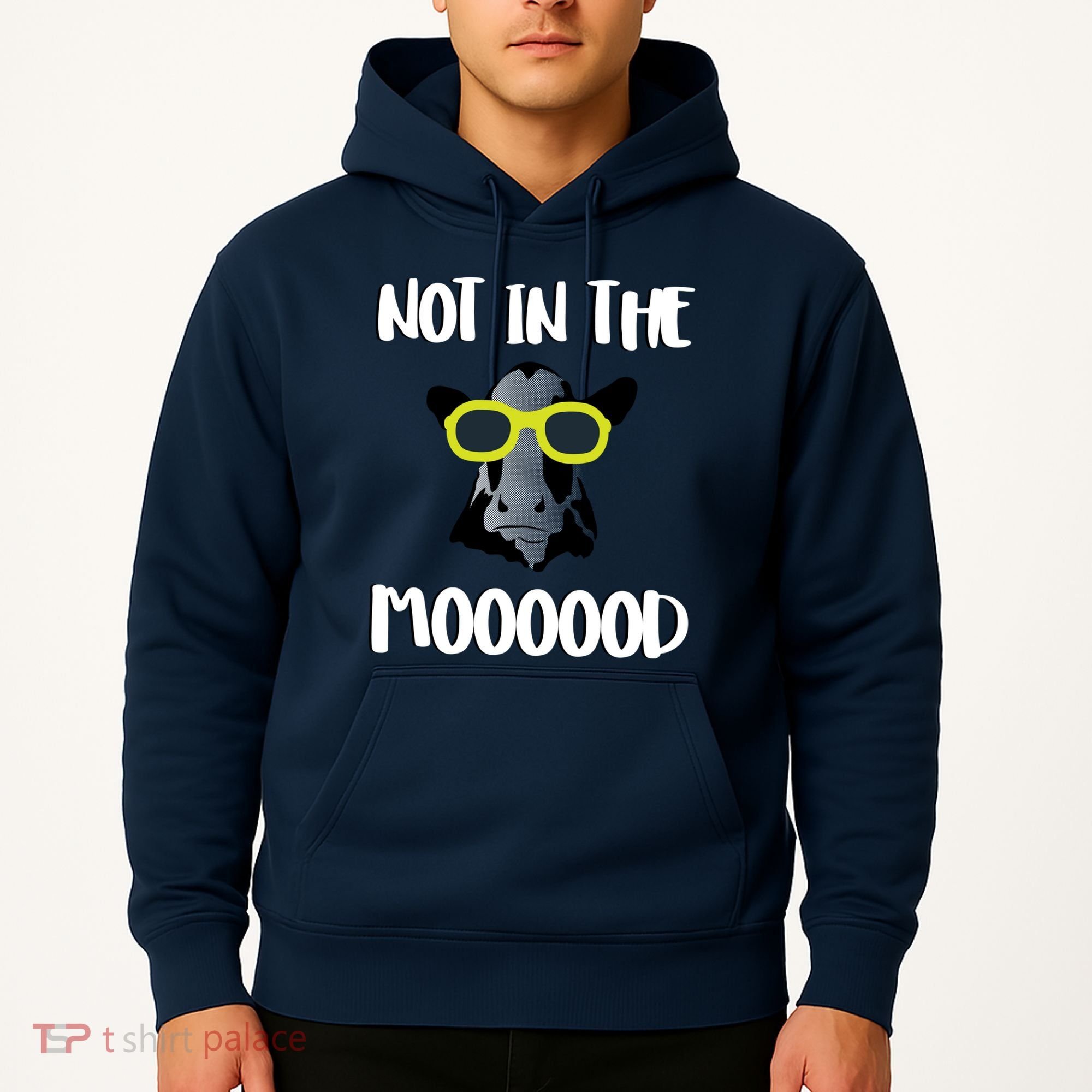 Not In The Moooood Hoodie