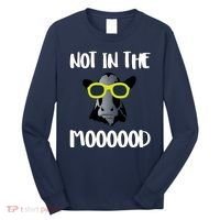Not In The Moooood Long Sleeve Shirt thumb 0