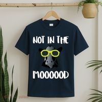 Not In The Moooood T-Shirt thumb 2