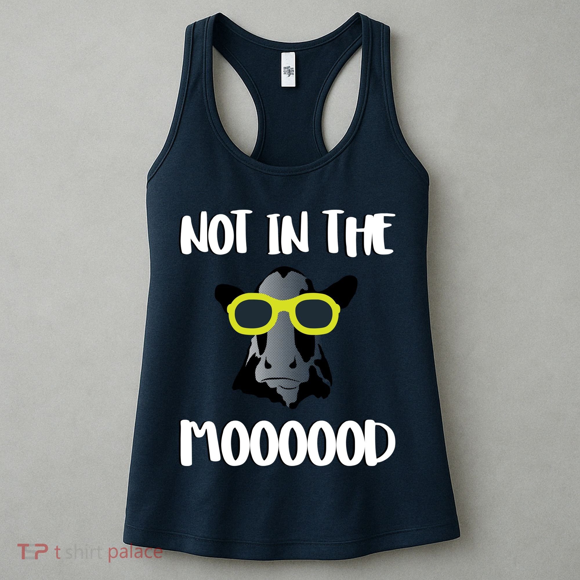 Not In The Moooood Women's Tank Top