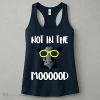Not In The Moooood Women's Tank Top thumb 3