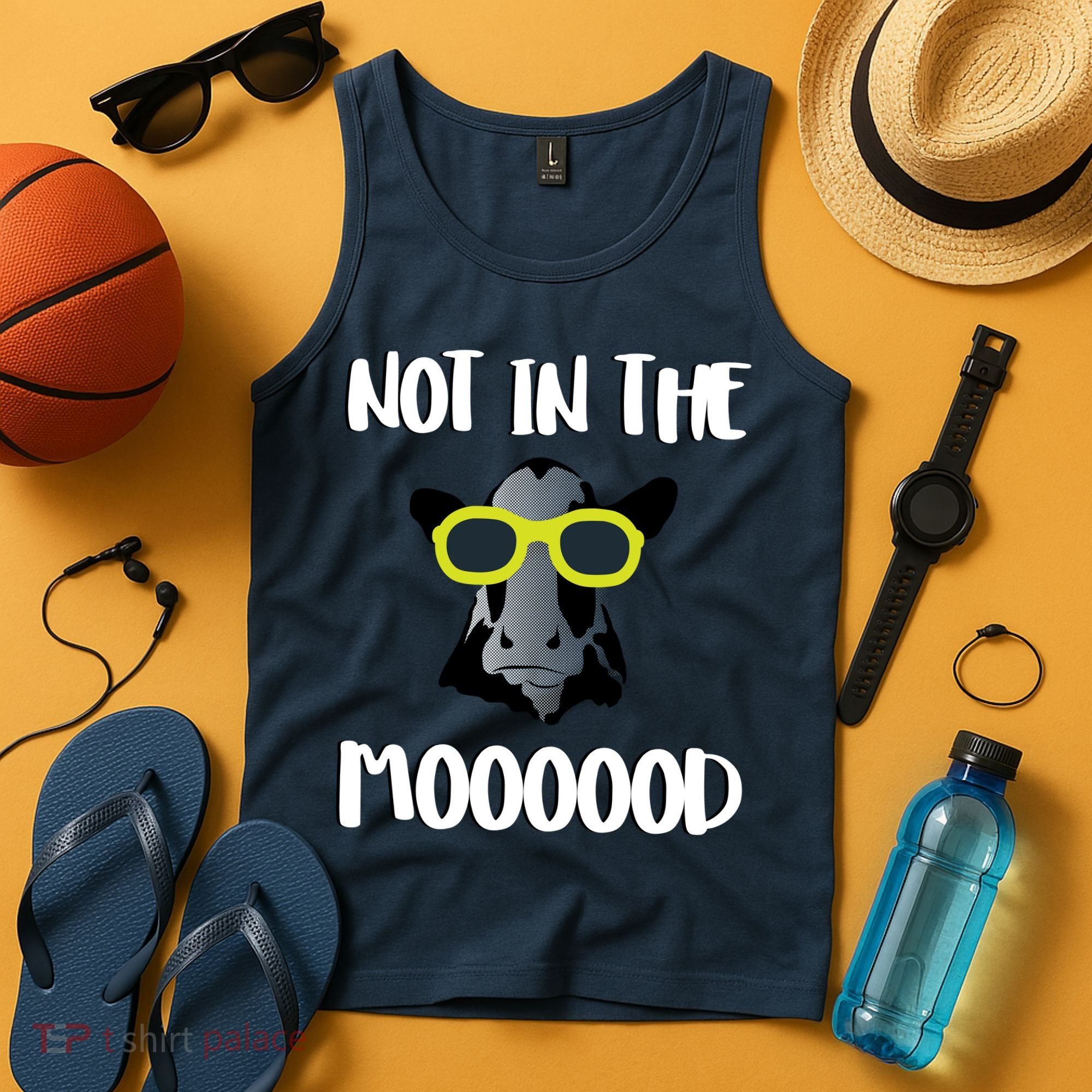 Not In The Moooood Tank Top