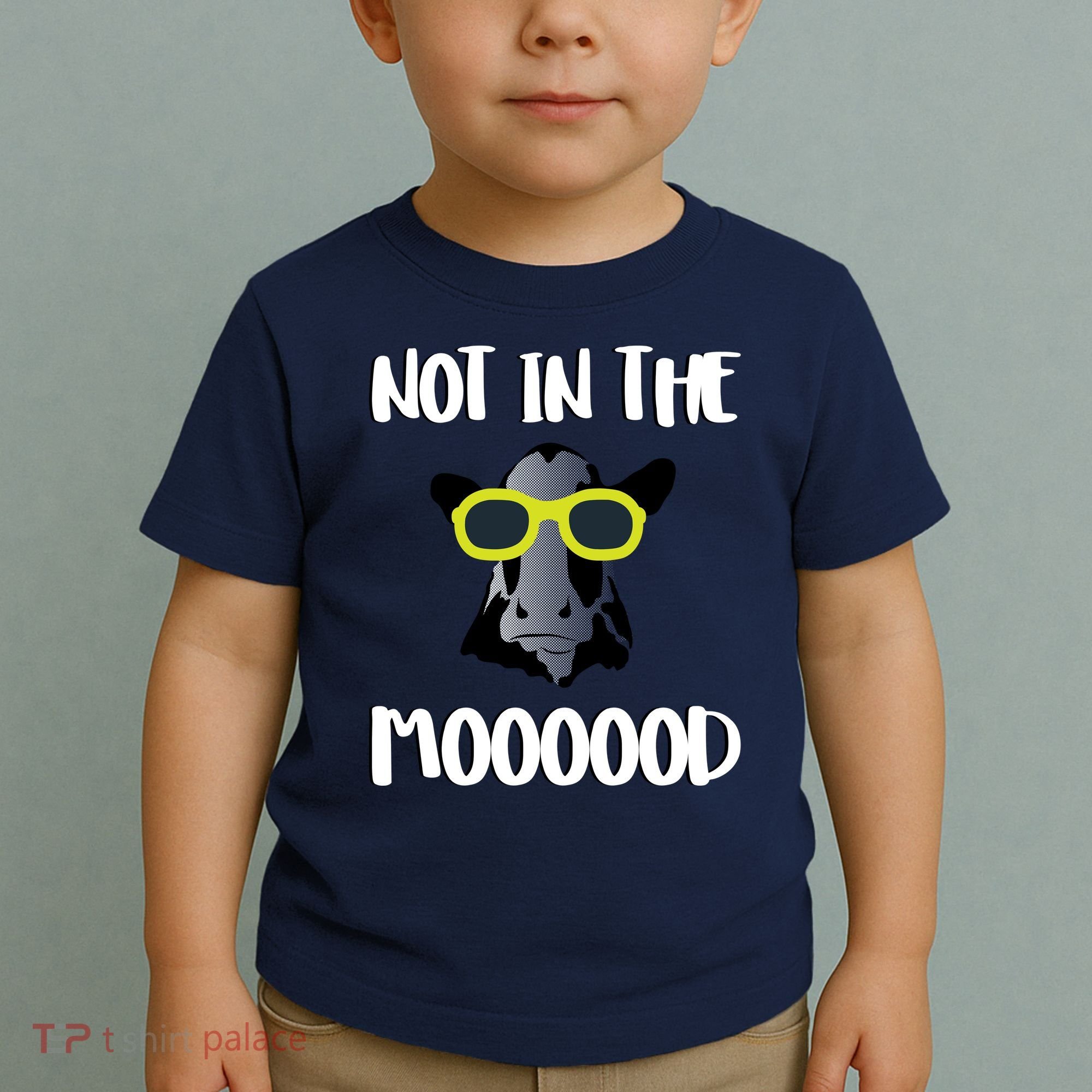 Not In The Moooood Toddler T-Shirt