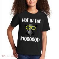 Not In The Moooood Kids T-Shirt thumb 2
