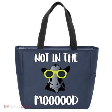 Not In The Moooood Tote Bag