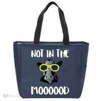 Not In The Moooood Tote Bag thumb 0