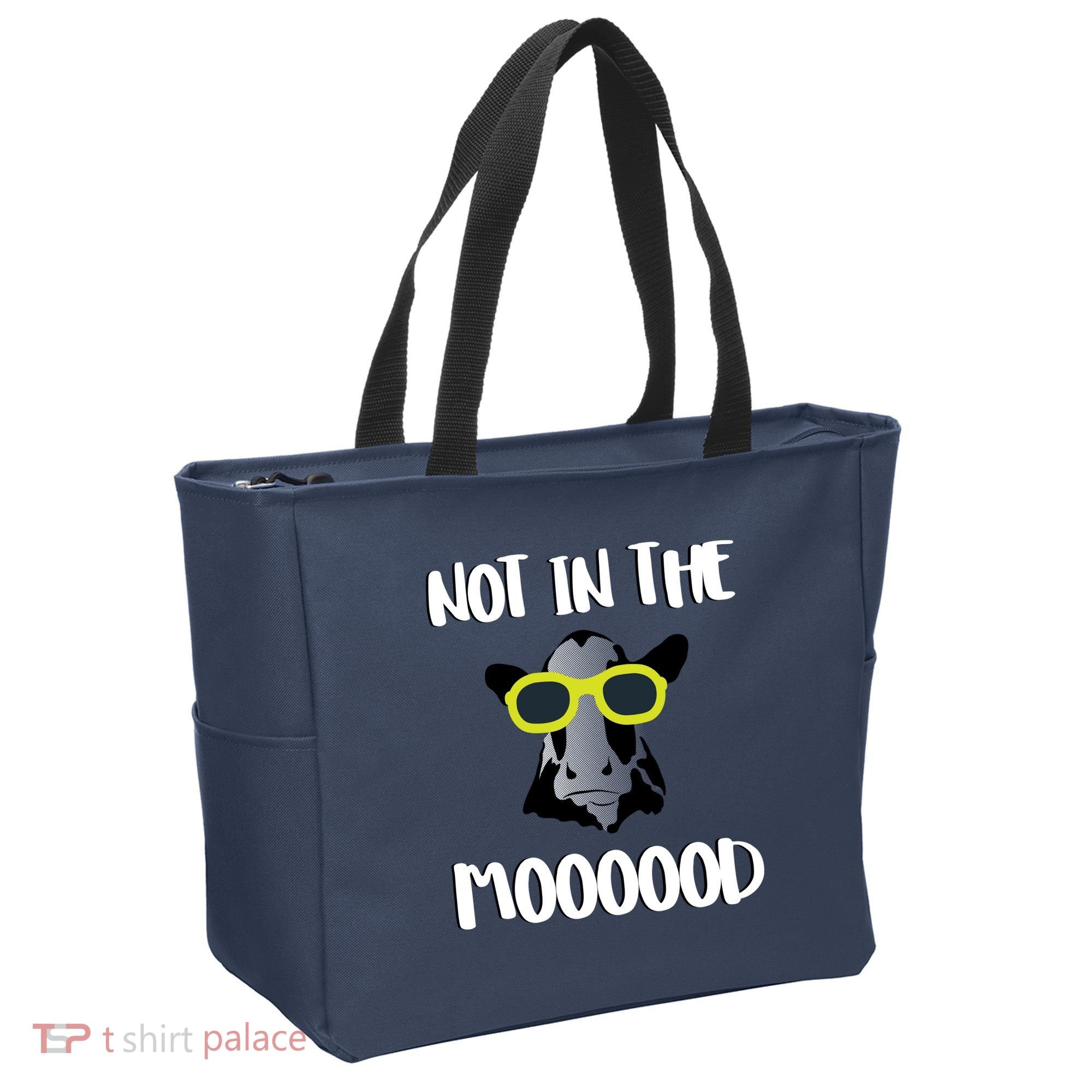 Not In The Moooood Tote Bag