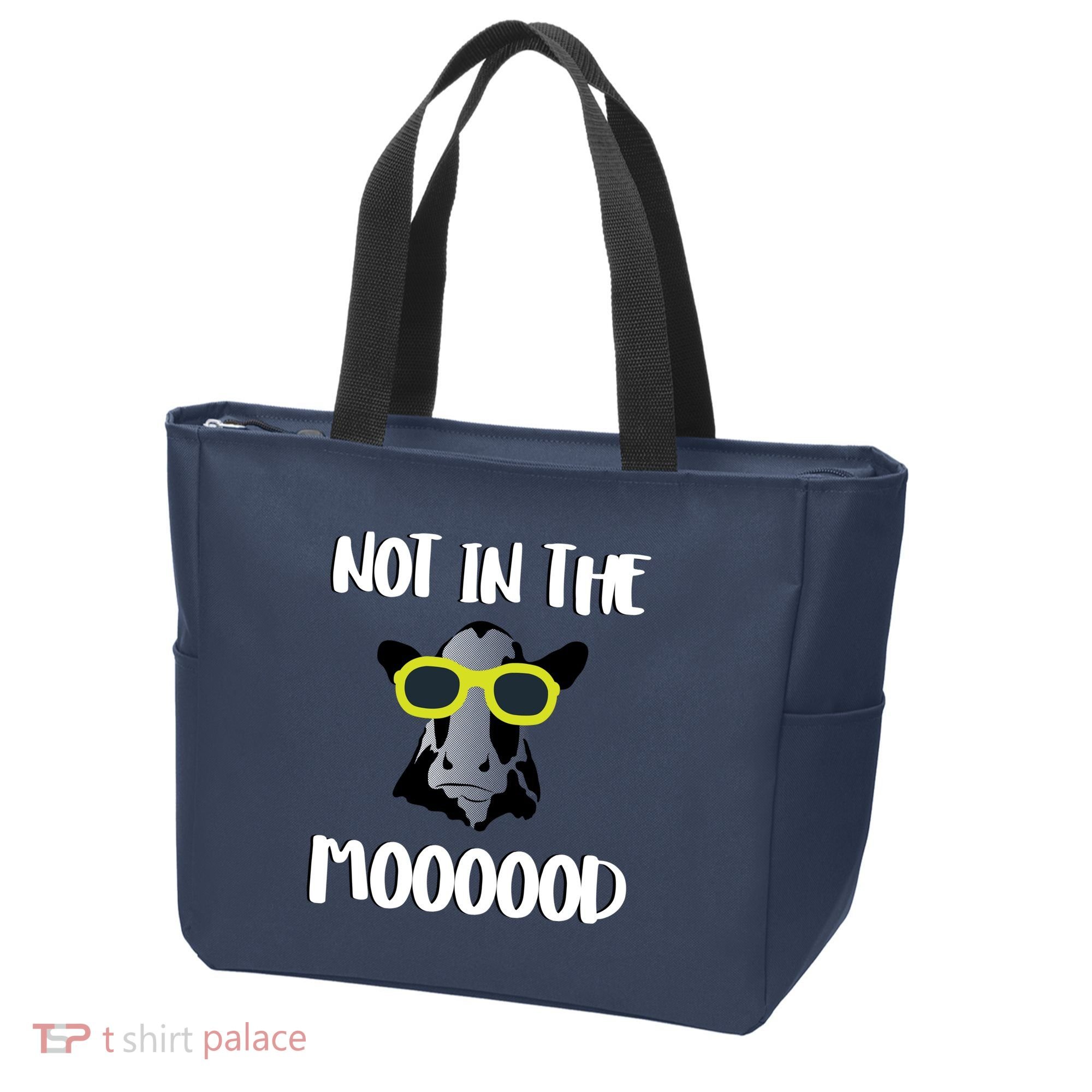 Not In The Moooood Tote Bag