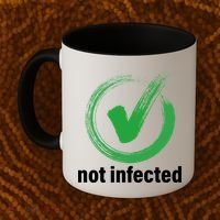 Not Infected Coffee Mug thumb 2