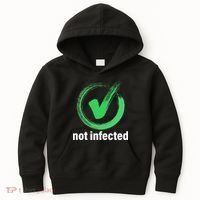 Not Infected Kids Hoodie thumb 0