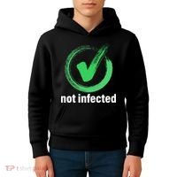 Not Infected Kids Hoodie thumb 4