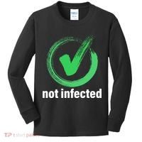 Not Infected Kids Long Sleeve Shirt thumb 0