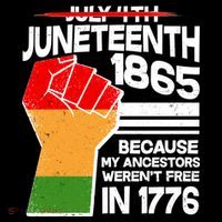 Not July 4th Juneteenth 1885 Hoodie thumb 7