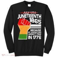 Not July 4th Juneteenth 1885 Sweatshirt thumb 0