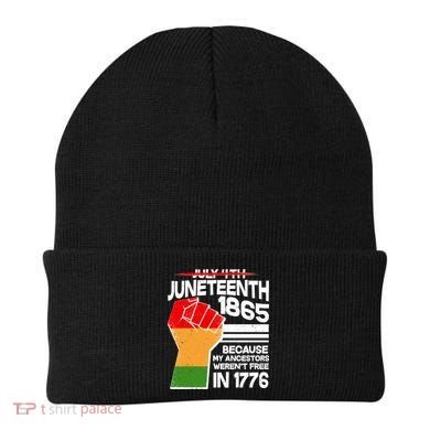 Not July 4th Juneteenth 1885 Beanie
