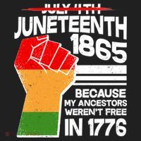 Not July 4th Juneteenth 1885 Tumbler thumb 3