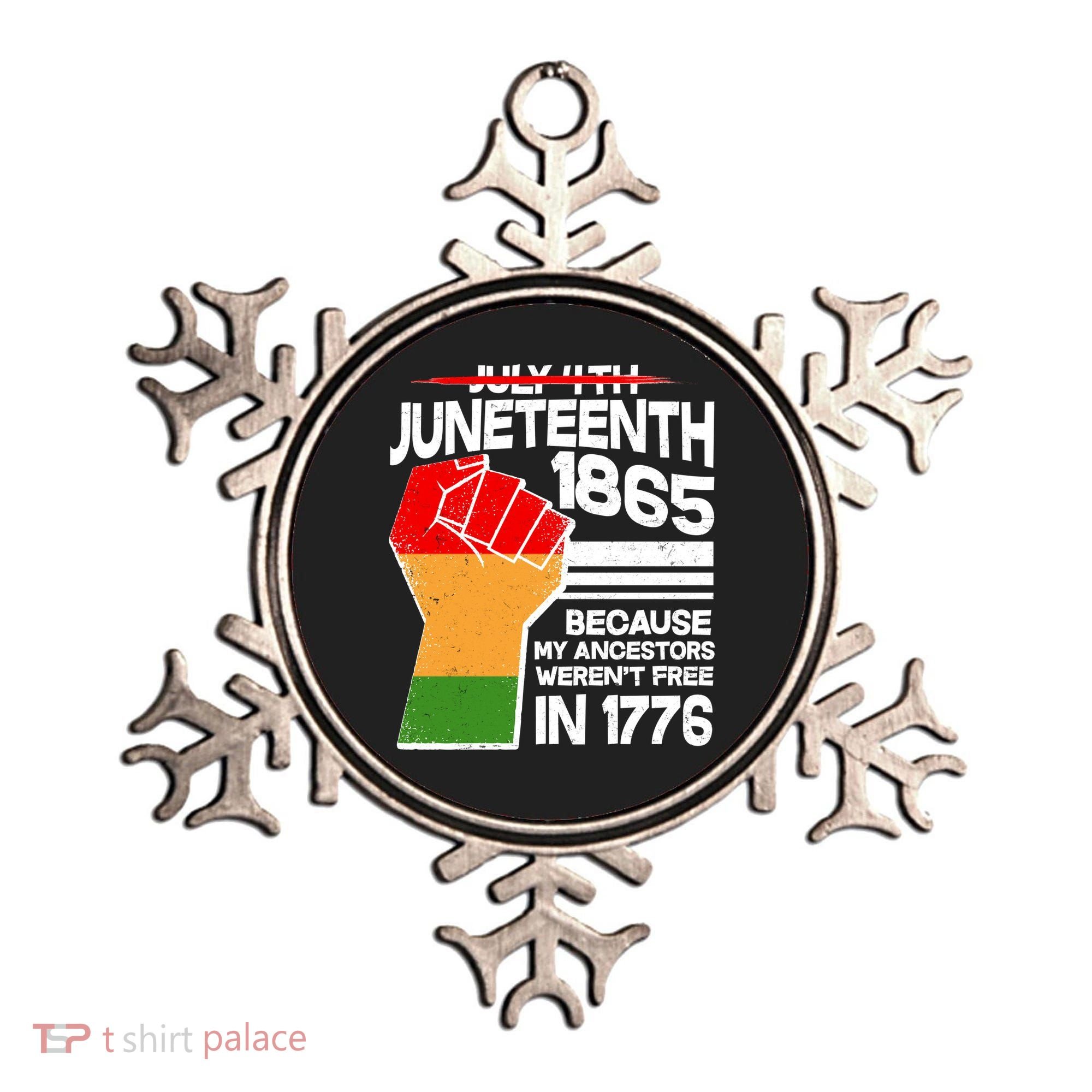 Not July 4th Juneteenth 1885 Ornament