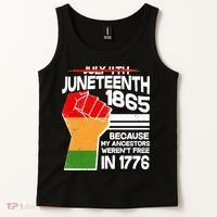 Not July 4th Juneteenth 1885 Tank Top thumb 2