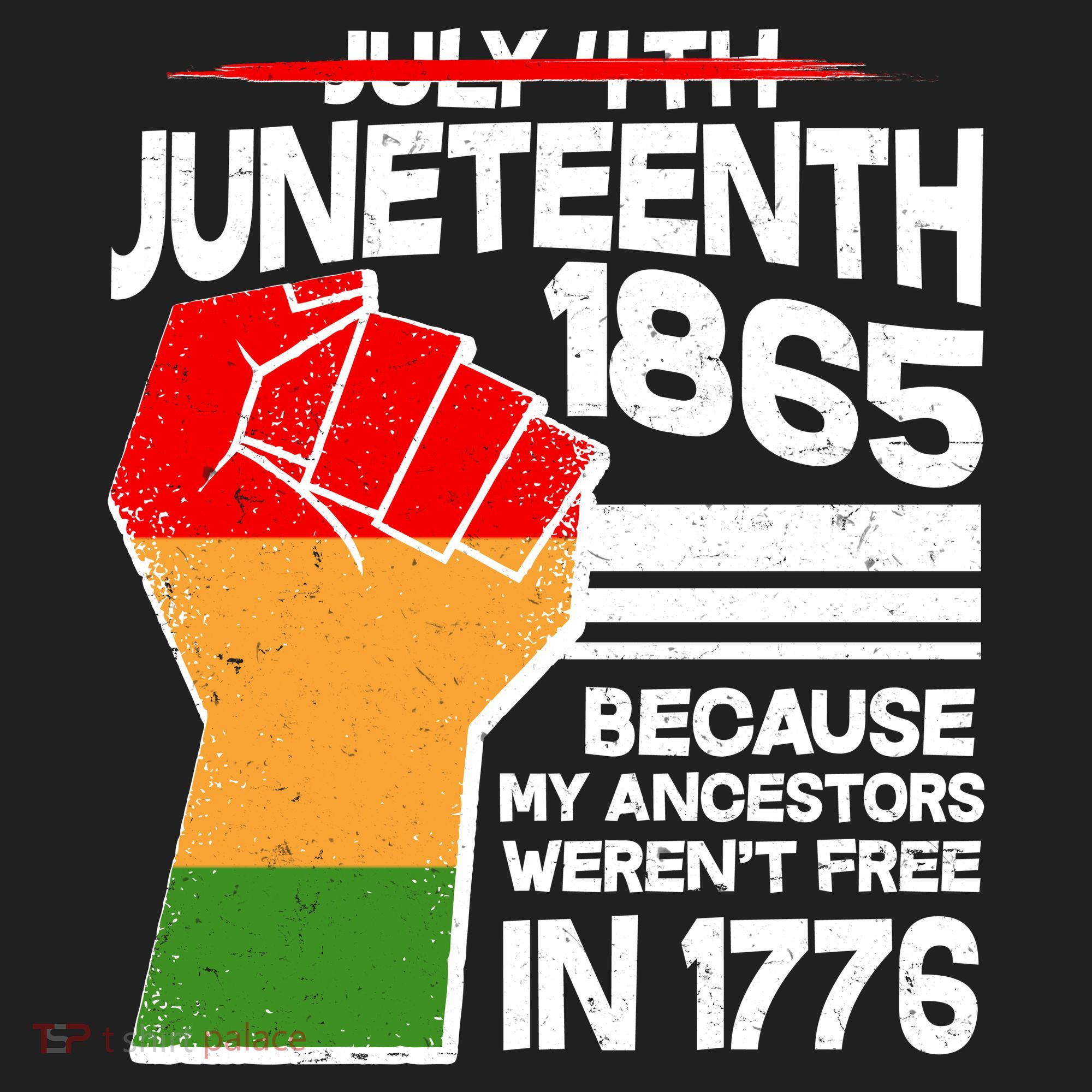 Not July 4th Juneteenth 1885 Golf Towel