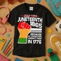 Not July 4th Juneteenth 1885 Kids T-Shirt thumb 3