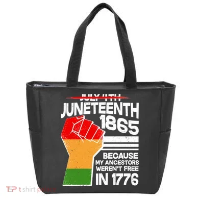 Not July 4th Juneteenth 1885 Tote Bag
