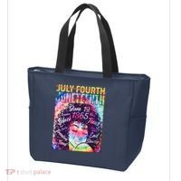 Not July 4th Juneteenth Tie Dye African American Woman Tote Bag thumb 3
