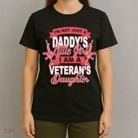 Not just A Daddy's Little Girl I'm A Veterans Daughter T-Shirt thumb 4