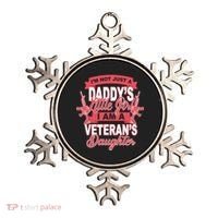 Not just A Daddy's Little Girl I'm A Veterans Daughter Ornament thumb 0