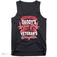 Not just A Daddy's Little Girl I'm A Veterans Daughter Tank Top thumb 0