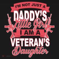 Not just A Daddy's Little Girl I'm A Veterans Daughter Tank Top thumb 6