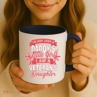 Not just A Daddy's Little Girl I'm A Veterans Daughter Coffee Mug thumb 3