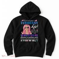 Not Just A February Girl Wonderful Sassy Birthday  Hoodie thumb 0
