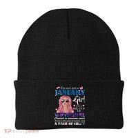 Not Just A Janurary Girl Wonderful Sassy Birthday  Beanie thumb 0