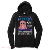 Not Just A Janurary Girl Wonderful Sassy Birthday  Women's Hoodie thumb 0