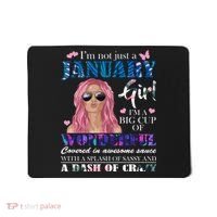 Not Just A Janurary Girl Wonderful Sassy Birthday  Mousepad thumb 0