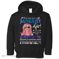 Not Just A Janurary Girl Wonderful Sassy Birthday  Toddler Hoodie thumb 0