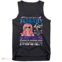 Not Just A Janurary Girl Wonderful Sassy Birthday  Tank Top thumb 0