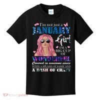 Not Just A Janurary Girl Wonderful Sassy Birthday  Kids T-Shirt thumb 0