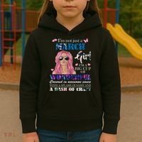 Not Just A March Girl Wonderful Sassy Birthday  Kids Hoodie thumb 3