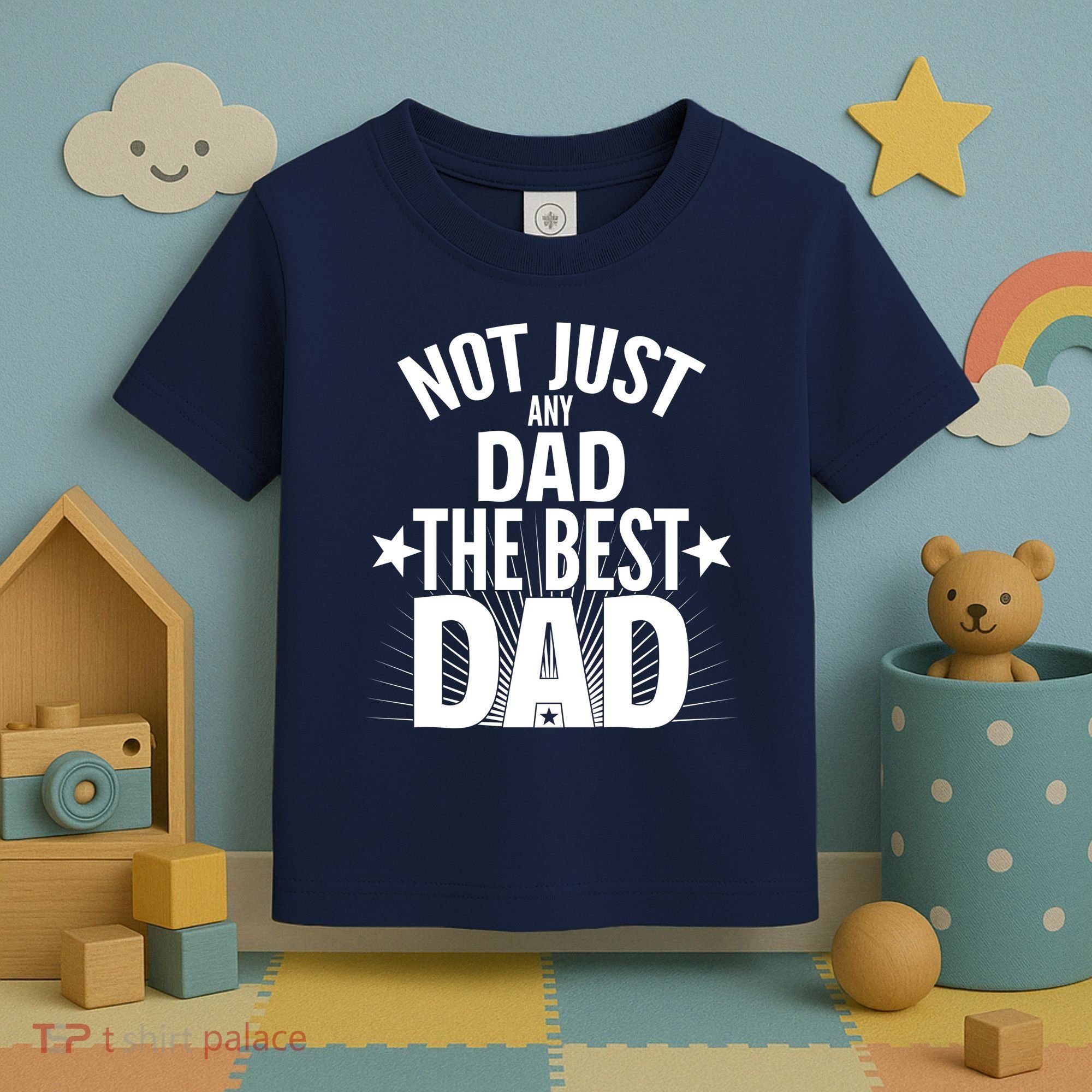 Not Just Any Dad The Best Dad Toddler T-Shirt