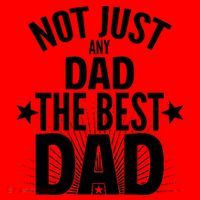 Not Just Any Dad The Best Dad Santa Hat thumb 1