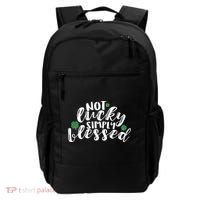 Not Lucky Simply Blessed Backpack thumb 0