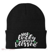 Not Lucky Simply Blessed Beanie thumb 0