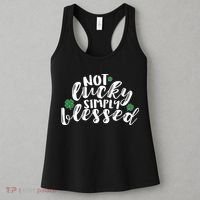 Not Lucky Simply Blessed Women's Tank Top thumb 3
