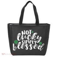 Not Lucky Simply Blessed Tote Bag thumb 0