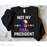 Not My President Anti Biden Pro Trump 2020 Election Sweatshirt thumb 2